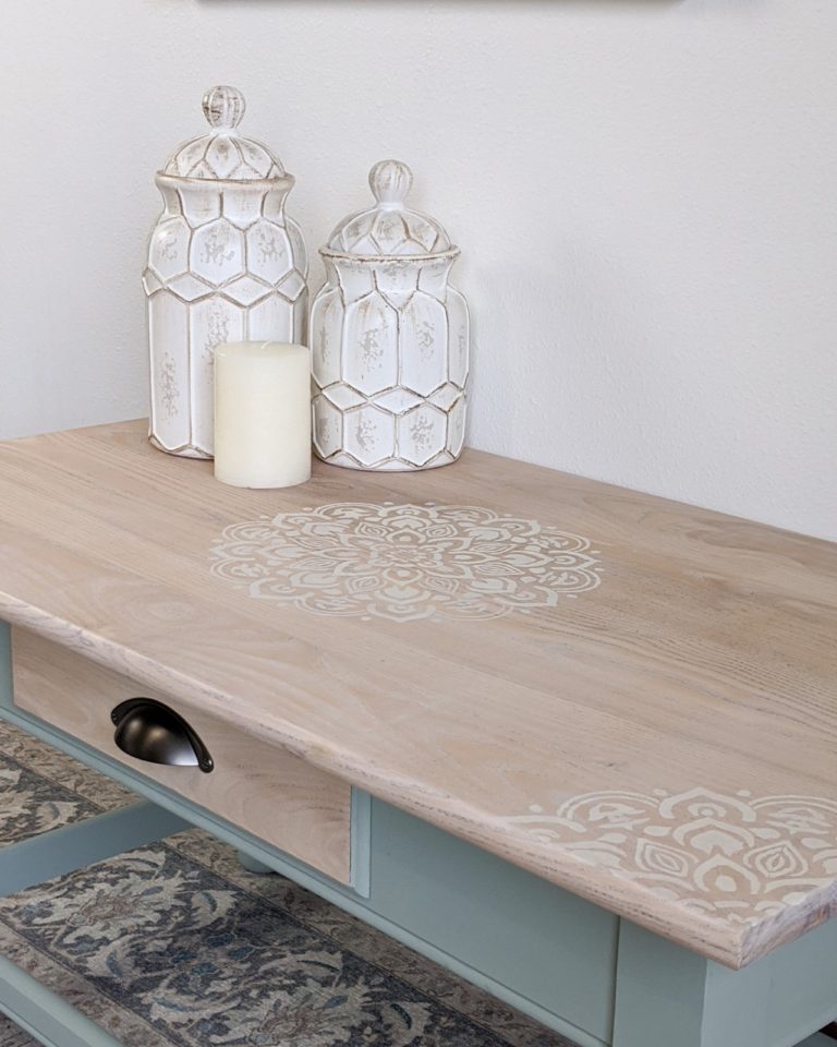 Whitewashing Made Easy: Upcycling an Old Coffee Table