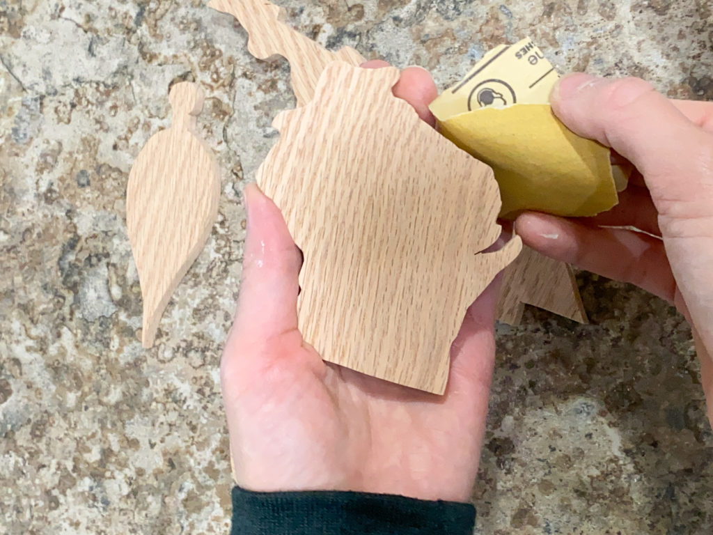 How to Make Easy DIY Wood Christmas Ornaments - The Handcrafted Haven